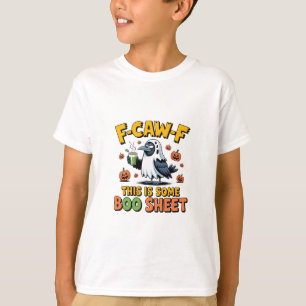 Camiseta F-Caw-F Esto Es Algo De Hoja De Boo Gracioso.
