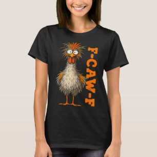 Camiseta F Caw F Pollo F-caw-f Meme Divertido Homb