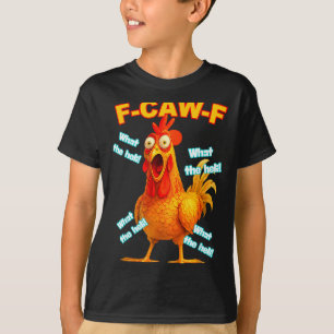 Camiseta F-caw-f Qué Heli Pollo Chistoso Meme Antiguo