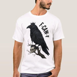 Camiseta F-CAW-F Raven King con cráneo
