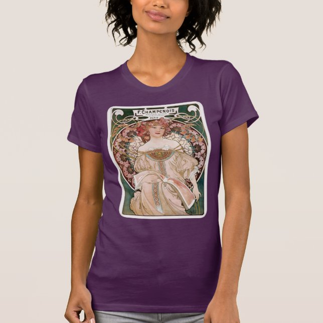 Camiseta F. Champenois Imprimeur-Editeur de Alphonse Mucha (Anverso)
