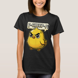 Camiseta F-cheep-f Gallina Enojada Cómic Pop Art