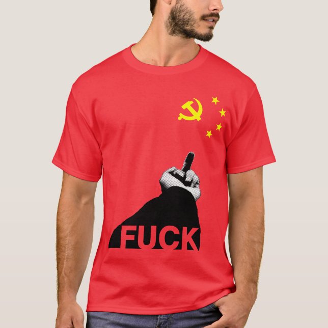 Camiseta F*ck Communist Party China!!! (Anverso)