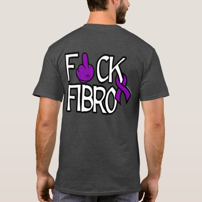 CAMISETA F#CK FIBRO (Reverso)