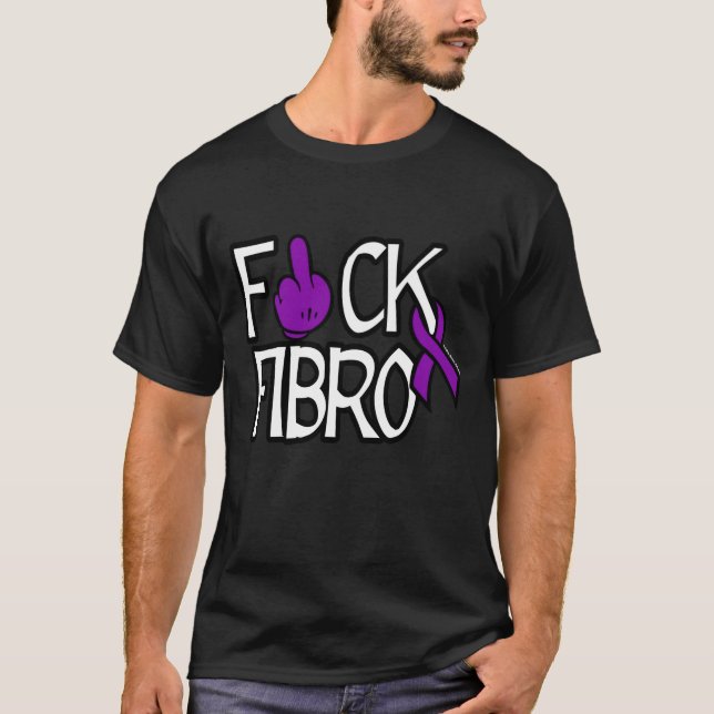 CAMISETA F#CK FIBRO (Anverso)