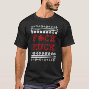 Camiseta F CK ZUCK FB Cárcel Verificadores de Hechos Ugly