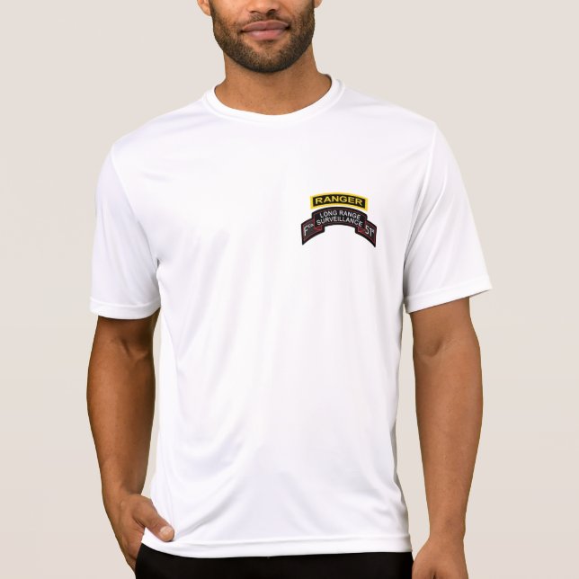 Camiseta F CO 51st INF LRS con ficha Ranger (Anverso)