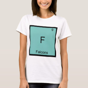 Camiseta F - Elemento Divertido de Química Símbolo
