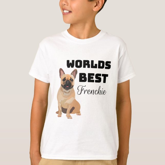 Camiseta F es para Frenchie Dog (Anverso)