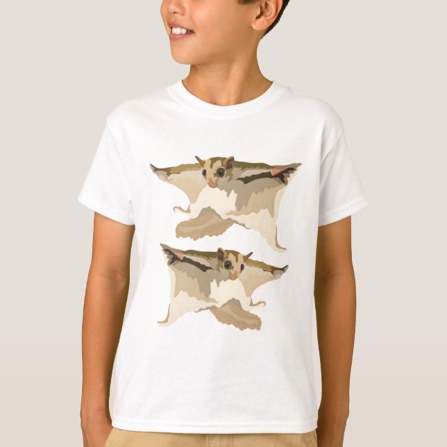 Camiseta F es para la ardilla voladora (Anverso)
