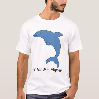 Camiseta F está para Sr. Flipper