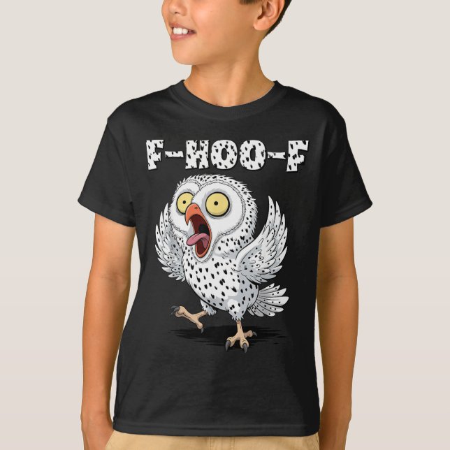Camiseta F-hoo-f Owl Meme – Funny Screaming Owl Bird Meme G (Anverso)