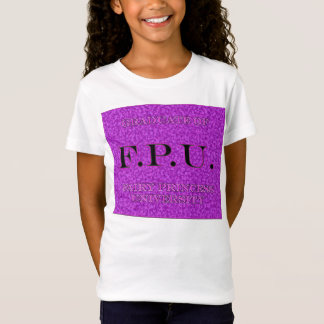 Camiseta F.P.U. graduado Fairy princesa universidad 1
