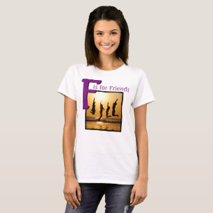 Camiseta F para amigos