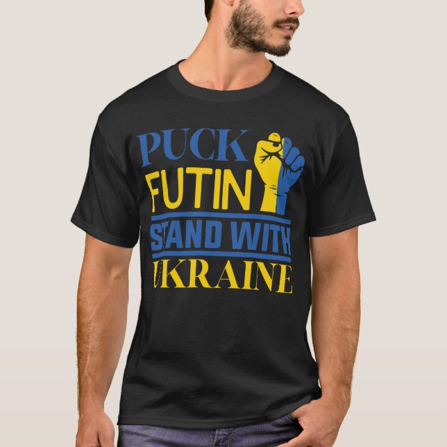 Camiseta F Putin apoya a Ucrania  (Anverso)