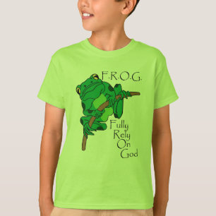 Camiseta F.R.O.G. Confíe completamente en dios #1