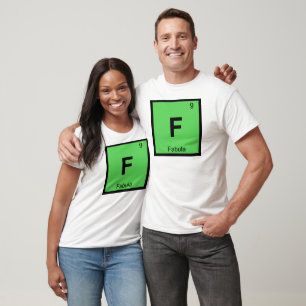 Camiseta F - Teoría de la película Fábula Tabla periódica d