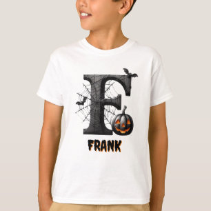 Camiseta F Truco inicial o trato de Halloween curado