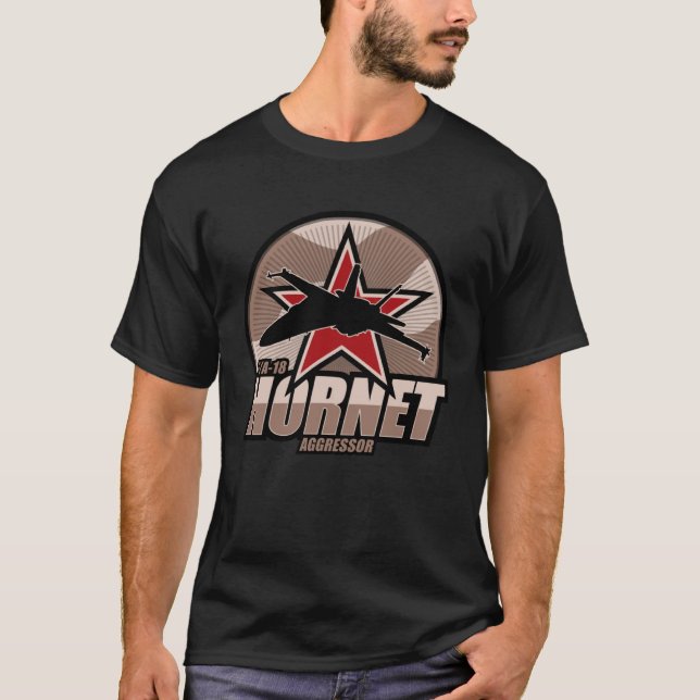 Camiseta FA 18 Hornet Aggressor (Anverso)