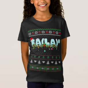 Camiseta Fa 8 Navidades de profesores de música helada Ugly