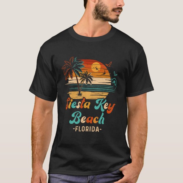 Camiseta Fa coincidente Siesta Key Beach Florida Vacation 2 (Anverso)
