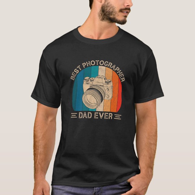 Camiseta Fa de la mejor fotógrafa de papá (Anverso)