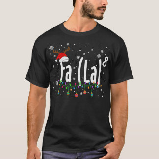 Camiseta FA (LA)8 Navidades divertidos Santa Fa La Math