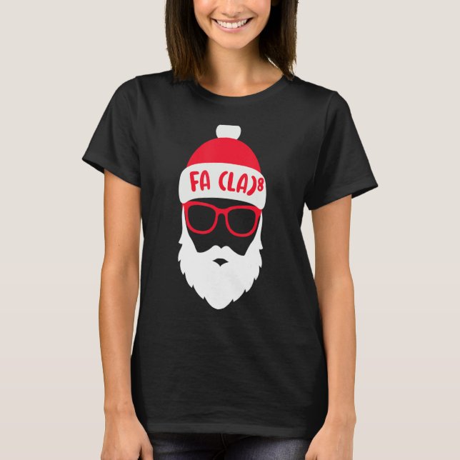 Camiseta FA LA 8 Navidades Santa Fa La Math (Anverso)