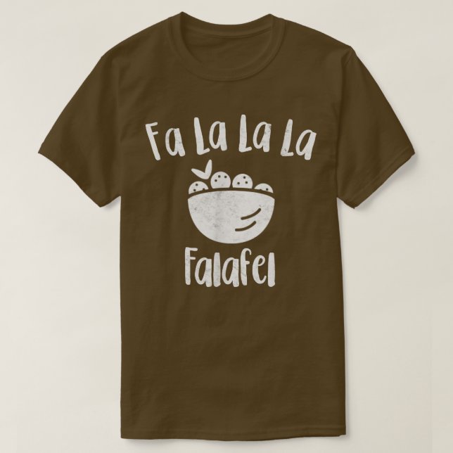 Camiseta Fa La Falafel Comida Medio Oriente Vegetari (Diseño del anverso)