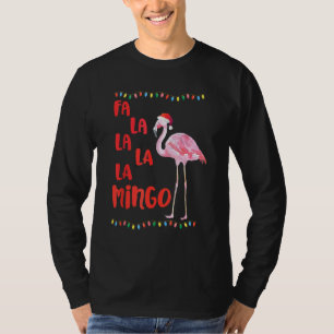 Camiseta Fa La La La La Diversión de Flamenco Navidad en Ju