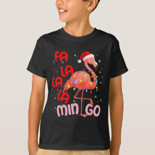 Camiseta Fa La La La Mingo Flamenco Navidad Hombres Mujeres