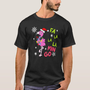 Camiseta Fa La La La Mingo Flamenco Para Navidad Xmas Paja