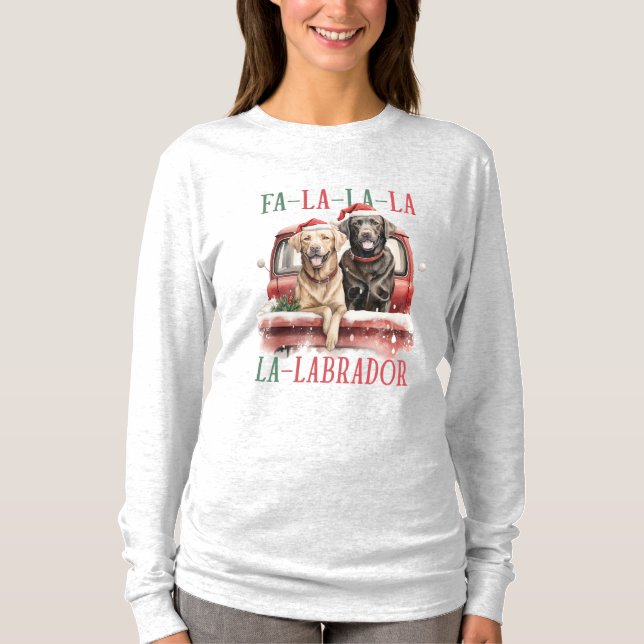 Camiseta FA LA LA Labrador (Anverso)