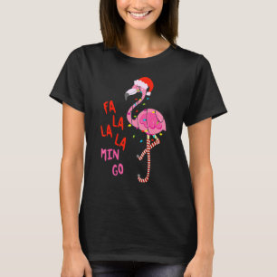 Camiseta Fa La La Mingo Flamingo Para Navidades Xmas