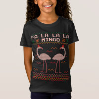 Fa La La Mingo Flamingo Santa Pink Ugly Christine