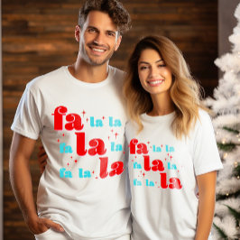 Camiseta Fa La La Navidad
