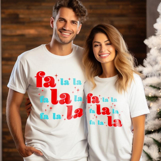 Camiseta Fa La La Navidad (Subido por el creador)