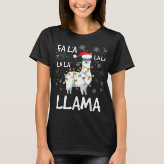 Camiseta Fa La Llama Hombres Mujeres Llaman Graciosamente C