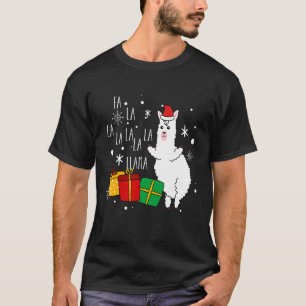 Camiseta Fa La Llama X Mas Boxes Navidades de copos de niev