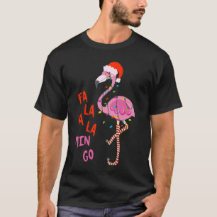 Camiseta Fa La Mingo Flamingo Navidades Tropical Xmas Tr