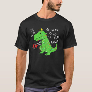 Camiseta Fa Ra Ra Ra Rawr Navidades Funny Dinosaur Con Xma