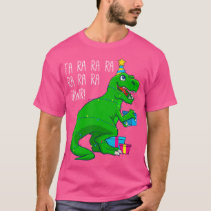 Camiseta Fa Ra Ra Rawr Navidades Dinosaur T Rex Xmas Trex M