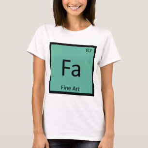Camiseta Fa - Símbolo de la tabla periódica de Química de B