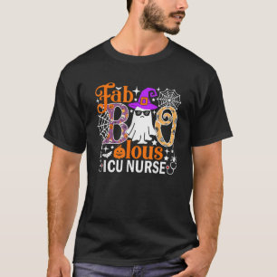 Camiseta Fab Boo Lous Enfermera de la UCI Funny Disstuve de
