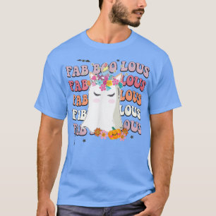 Camiseta Fab Boo Lous Halloween Unicorn Boo Ghost Spooky