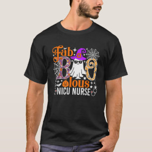 Camiseta Fab Boo Lous Nicu Enfermero Gracioso disfraz de Ha