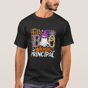 Camiseta Fab Boo Lous Principal Funny Costuve Halloween T S