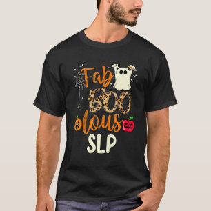 Camiseta Fab Boo Lous SLP Leopard Spooky Halloween Costume