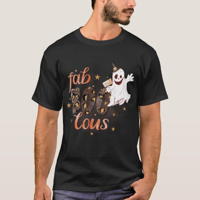Camiseta FabBOOlous Halloween Ghost Funny (Anverso)
