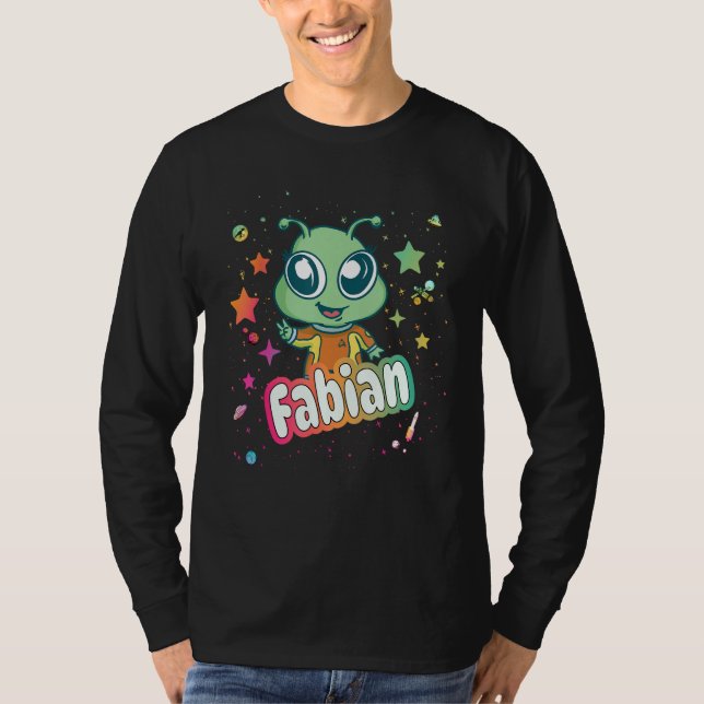 Camiseta FABIAN - Nombre de niño pequeño con un lindo extra (Anverso)